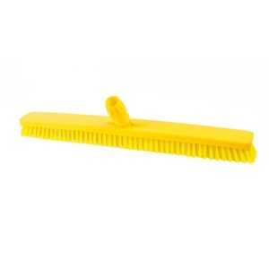 Igeax padlótisztító kefe rövid sörte 60cm széles sárga 0
