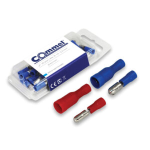 Commel szigetelt hengeres csatlakozó aljzat 0.5-1.5 mm2