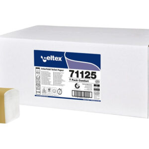 Celtex T Pack hajtogatott toalettpapír cellulóz 2 réteg