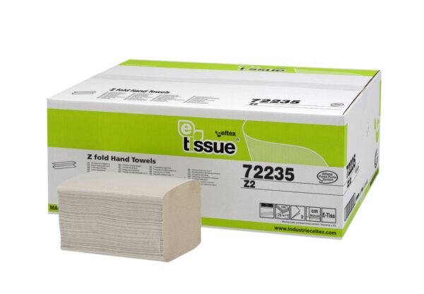 Celtex E-Tissue Z hajtogatott kéztörlő