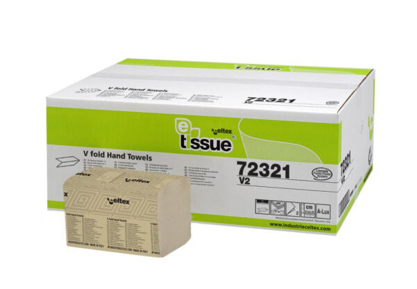 Celtex E-Tissue V2 hajtogatott kéztörlő