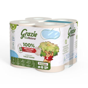 Lucart GRAZIE NATURAL háztartási toalettpapír 2 rétegű