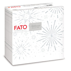Fato Airlaid karácsonyi szalvéta 40x40cm Incanto Silver 50 lapos