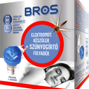 Bros Szúnyogirtó elektromos készülék + folyadék 40ml