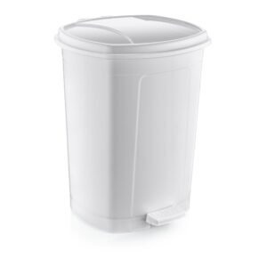 Műanyag pedálos szemetes