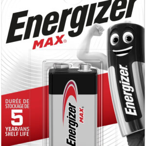Energizer Max Alkáli 9V Elem B1