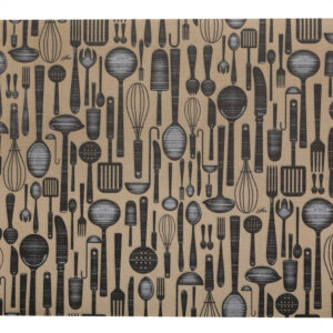 Infibra tányéralátét Brunch Villásreggeli mintás 30x40cm 250 darab/csomag