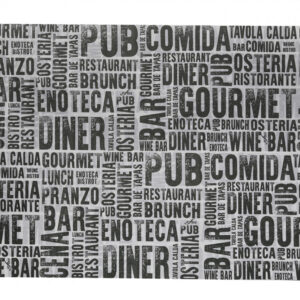 Infibra tányéralátét Gourmet mintás 30x40cm 250 darab/csomag
