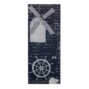 Infibra evőeszköztartó Atlantic mintás 2 rétegű 38x38 fehér szalvétával 125 darab/csomag