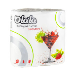 Olala konyha kéztörlő 3 rétegű fehér 2x70lap
