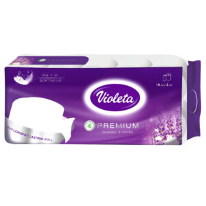 VIOLETA prémium toalettpapír