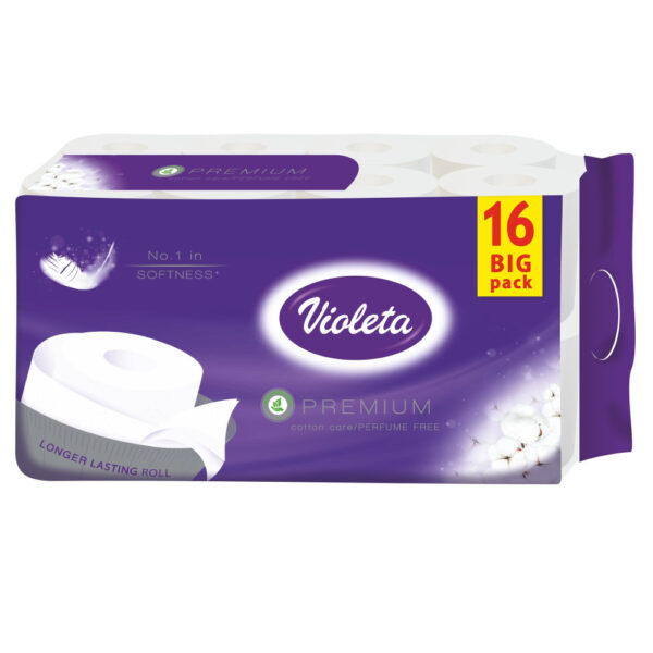 VIOLETA prémium toalettpapír