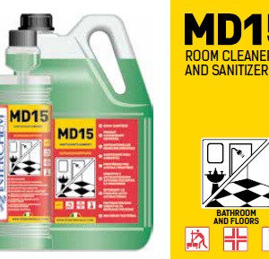 MD15 szobai és szaniter tisztítószer 1 liter szuperkoncentrátum