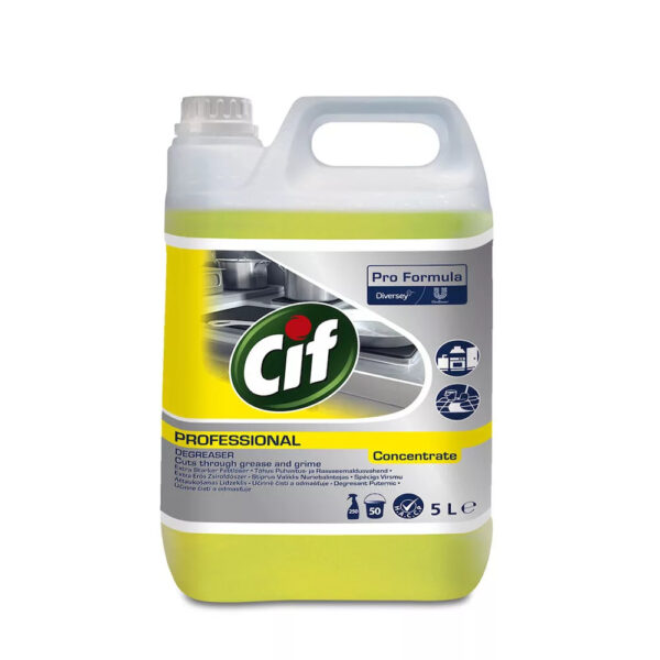 Cif Pro Formula Degreaser Concentrate 5L - Erőteljes tisztító-