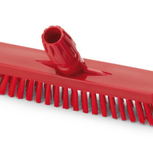 Igeax padlótisztító kefe 30cm széles piros 0