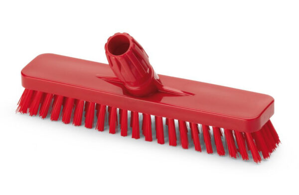 Igeax padlótisztító kefe 30cm széles piros 0