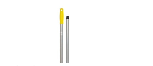 Igeax Aluminium nyél menetes 130cm-es 22 mm vastag sárga