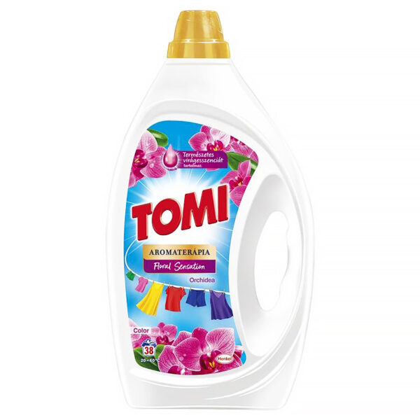 Tomi Gél Aromaterápia Orchidea & Makadámia folyékony mosószer 2