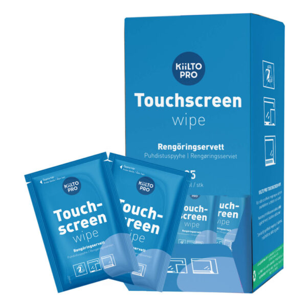 Kiilto Pro Touchscreen Wipes érintőképernyő tisztító kendő