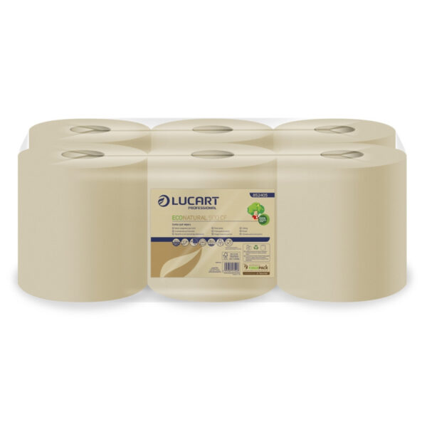Lucart ECO Natural 500CF tekercses kéztörlő 2 rétegű