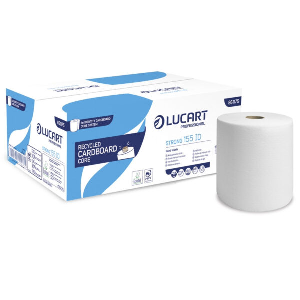 Lucart Strong 155 ID (Cardboard Core) tekercses kéztörlő - 2 rétegű