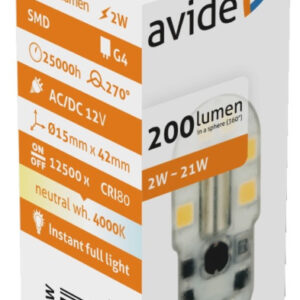 Avide LED 2W G4 NW 4000K
