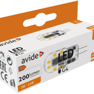 Avide LED 2W G4 NW 4000K Fekvő
