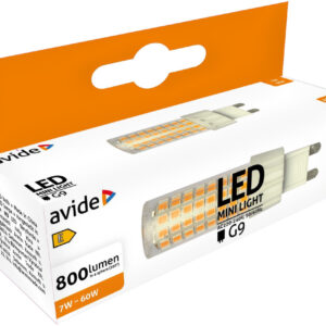 Avide LED 7W G9 NW 4000K fekvő