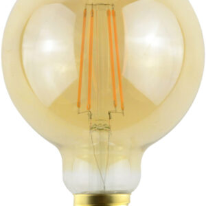 Avide LED Filament Globe G95 7W Fényerőszabályzós Borostyán E27 WW 2500K