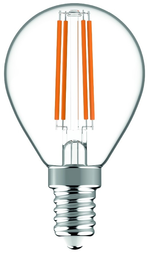 Avide LED Filament Mini Globe 4.9W E14 WW 2700K Super High Lumen