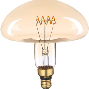 Avide LED Jumbo Filament Millau 200x210mm Amber 6W E27 2400K Fényerőszabályzós