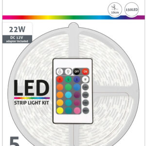 Avide LED Szalag Bliszter 12V 7.2W SMD5050 30LED RGB IP65 5m