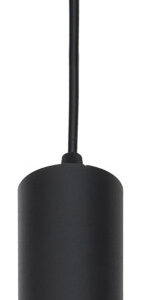 Avide Függeszték GU10 Lámpatest Kerek Fekete 100mm