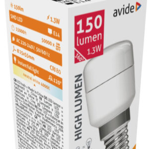 Avide LED 1.3W T26 NW 4000K