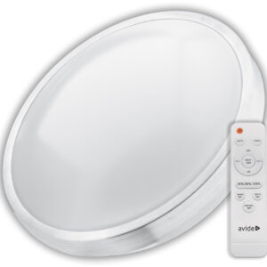 Avide LED Mennyezeti Lámpa Pandora-CCT (Alu) 48W (24+24) Távirányítóval
