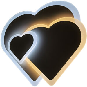 Avide Design Mennyezeti Lámpa Coeur 55W(27.5+27.5) RF Távirányítóval