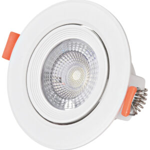 Avide LED Beépíthető Spot 38° Kerek 7W CW 6400K