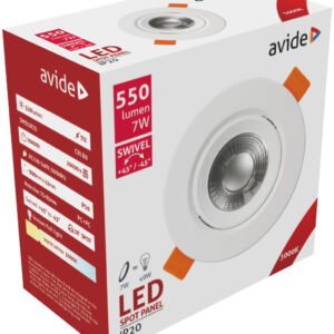 Avide LED panel Beépíthető 38° Kerek 7W WW 3000K