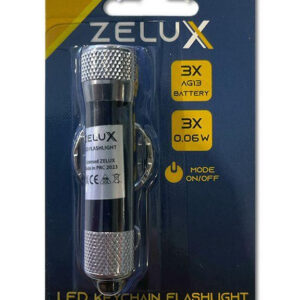 Zelux elemlámpa 3*Lr44 elemmel