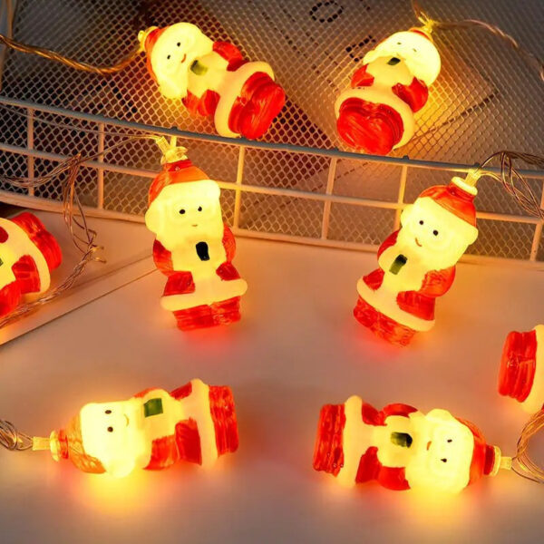 Modee Karácsonyi LED Füzér Plastic Elemes C1013 (10LED/1