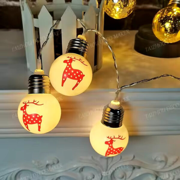 Modee Karácsonyi LED Füzér Plastic Elemes C1014 (10LED/1