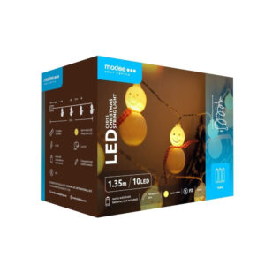 Modee Karácsonyi LED Füzér Plastic Elemes C1015 (10LED/1