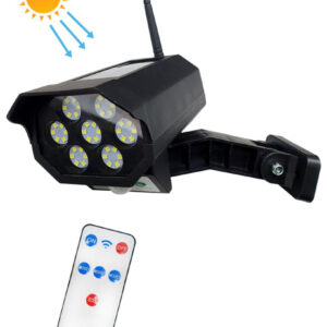 Napelemes LED lámpa – mozgásérzékelős biztonsági világítás Hamis CCTV kamera