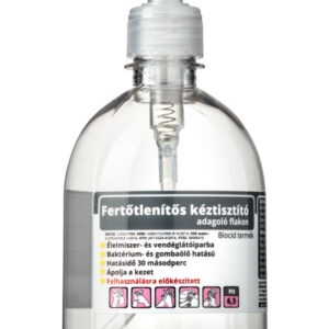 Brilliance Fertőtlenítős kéztisztító adagoló flakon 500 ml (üres)