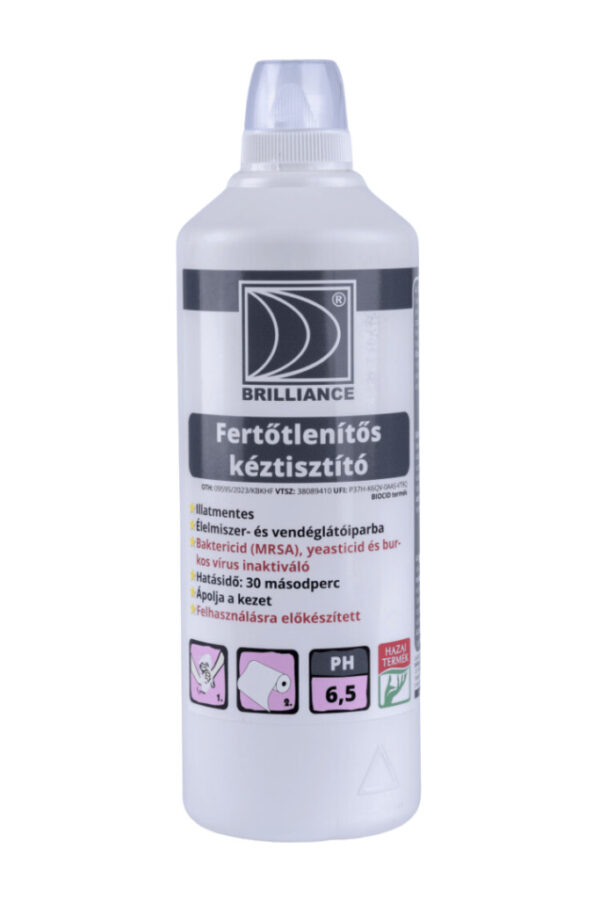 Brilliance® Fertőtlenítős kéztisztító 1 liter