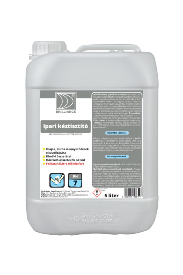 Brilliance® Ipari kéztisztító 5 liter