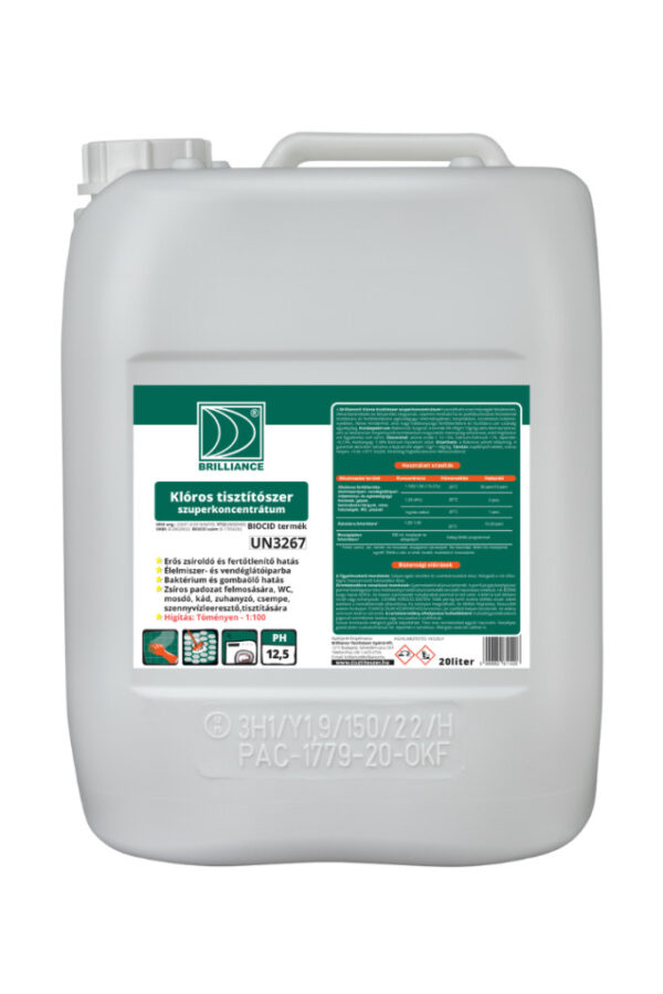 Brilliance® Klóros tisztítószer szuperkoncentrátum 20 liter