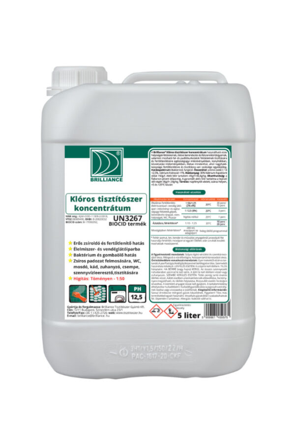 Brilliance® Klóros tisztítószer koncentrátum 5 liter