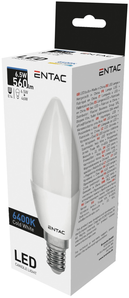 Entac LED Candle E14 6