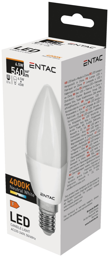 Entac LED Candle E14 6